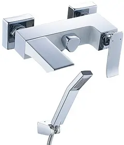 Смеситель для ванны Lemark Contest белый/хром LM5814CW Смеситель для ванны Lemark Contest белый/хром LM5814CW, 1
