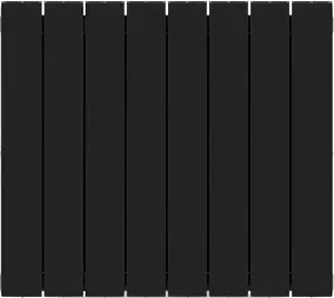 Радиатор биметаллический 8 секций нижнее правое подключение Rifar Supremo Ventil 500 черный RSVRP50008 ant Радиатор биметаллический 8 секций нижнее правое подключение Rifar Supremo Ventil 500 черный RSVRP50008 ant, 4