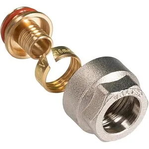 Концовка для труб из сшитого полиэтилена ¾"ек x 16x2.0мм Valtec VT.4410.NVE.16 Концовка для труб из сшитого полиэтилена ¾"ек x 16x2.0мм Valtec VT.4410.NVE.16, 5