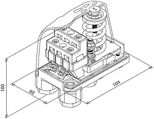 Реле давления Italtecnica PM5 ¼"нг PM5.FG4.44.00.100.00 Реле давления Italtecnica PM5 ¼"нг PM5.FG4.44.00.100.00, 2