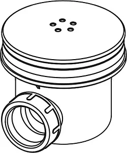 Сифон для душевого поддона AlcaPlast хром A49K Сифон для душевого поддона AlcaPlast хром A49K, 3