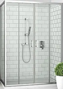 Душевое ограждение 1300x800мм прозрачное стекло Roltechnik Lega Line LLD4+LLB/1300*800 574-1300000-00-02+553-8000000-00-02 Душевое ограждение 1300x800мм прозрачное стекло Roltechnik Lega Line LLD4+LLB/1300*800 574-1300000-00-02+553-8000000-00-02, 1