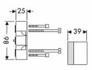 Удлинитель скрытой части Hansgrohe iBox universal 13595000 Удлинитель скрытой части Hansgrohe iBox universal 13595000, 2