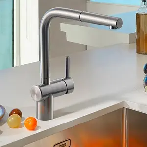 Смеситель для кухни с выдвижным изливом Franke Atlas Neo нержавеющая сталь 115.0521.438 Смеситель для кухни с выдвижным изливом Franke Atlas Neo нержавеющая сталь 115.0521.438, 4