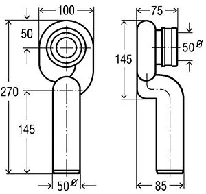 Сифон для писсуара Viega 3233.8 492458 Сифон для писсуара Viega 3233.8 492458, 2