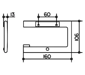 Держатель туалетной бумаги Keuco Edition 400 хром 11562010000 Держатель туалетной бумаги Keuco Edition 400 хром 11562010000, 4