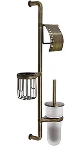 Стойка для аксессуаров Wasserkraft Exter бронза K-1458 Стойка для аксессуаров Wasserkraft Exter бронза K-1458, 1