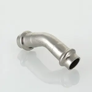 Уголок пресс двухраструбный 15мм угол 45° Valtec VT.INOX-PRESS VTi.959.I.001515 Уголок пресс двухраструбный 15мм угол 45° Valtec VT.INOX-PRESS VTi.959.I.001515, 3