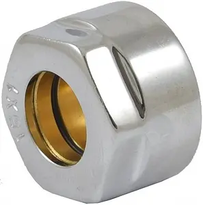 Концовка для медных труб ¾"ек x 15x1.0мм Schlosser хром 602500001.01 Концовка для медных труб ¾"ек x 15x1.0мм Schlosser хром 602500001.01, 2