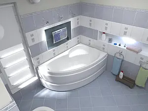 Ванна акриловая Bas Сагра 160x100 R В00032 Ванна акриловая Bas Сагра 160x100 R В00032, 3