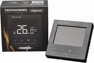 Терморегулятор Теплолюкс Pontus Space черный 100037059500 Терморегулятор Теплолюкс Pontus Space черный 100037059500, 4