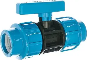 Кран шаровый для пнд трубы 32мм x 32мм Джилекс 9362 Кран шаровый для пнд трубы 32мм x 32мм Джилекс 9362, 2