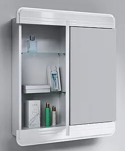 Шкаф-зеркало Aqwella Corsica 60 белый Kor.04.06 Шкаф-зеркало Aqwella Corsica 60 белый Kor.04.06, 3