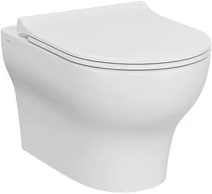 Унитаз подвесной безободковый VitrA Zentrum Rоund SmoothFlush белый 7786B003-0075 Унитаз подвесной безободковый VitrA Zentrum Rоund SmoothFlush белый 7786B003-0075, 1