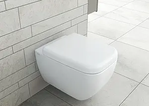 Унитаз подвесной безободковый VitrA Shift Rim-Ex белый 7742B003-0075 Унитаз подвесной безободковый VitrA Shift Rim-Ex белый 7742B003-0075, 4