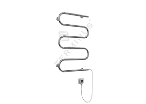 Полотенцесушитель электрический Ш-образный Terminus Электро 25 ПСЭ Ш 500х800 полированная сталь 4620768883965 Полотенцесушитель электрический Ш-образный Terminus Электро 25 ПСЭ Ш 500х800 полированная сталь 4620768883965, 2