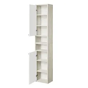 Шкаф Aquaton Флай 35 L белый/дуб крафт 1A237903FAX1L Шкаф Aquaton Флай 35 L белый/дуб крафт 1A237903FAX1L, 4