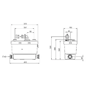 Канализационная насосная установка SFA Sanispeed Канализационная насосная установка SFA Sanispeed, 2