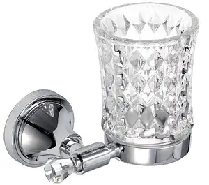Стакан Sofita Crystal хром SF-35006 Стакан Sofita Crystal хром SF-35006, 1