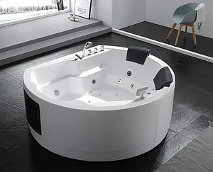 Ванна акриловая отдельностоящая с гидромассажем Gemy 183x162 G9063 K Ванна акриловая отдельностоящая с гидромассажем Gemy 183x162 G9063 K, 3