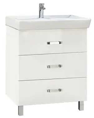 Тумба-умывальник напольная Aquaton Америна 80 M белый 1A1691K1AM010 Тумба-умывальник напольная Aquaton Америна 80 M белый 1A1691K1AM010, 1