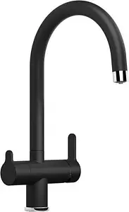 Смеситель для кухни с подключением к фильтру Blanco Trima чёрный матовый 526274 Смеситель для кухни с подключением к фильтру Blanco Trima чёрный матовый 526274, 1