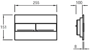 Комплект 5 в 1 Jacob Delafon Elite E21742RU-00 с кнопкой E4316-CP хром глянцевый Комплект 5 в 1 Jacob Delafon Elite E21742RU-00 с кнопкой E4316-CP хром глянцевый, 4