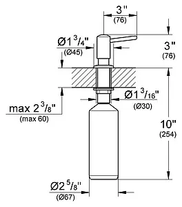 Дозатор для жидкого мыла Grohe Contemporary хром 40536000 Дозатор для жидкого мыла Grohe Contemporary хром 40536000, 4