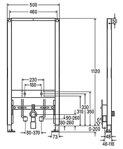 Инсталляция для биде Viega Prevista Dry 8568 776442 Инсталляция для биде Viega Prevista Dry 8568 776442, 3