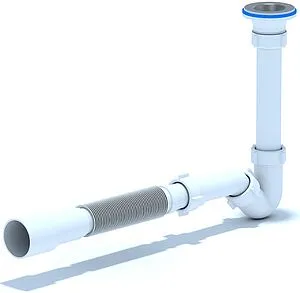 Сифон для биде Ани Пласт белый BD1016 Сифон для биде Ани Пласт белый BD1016, 1