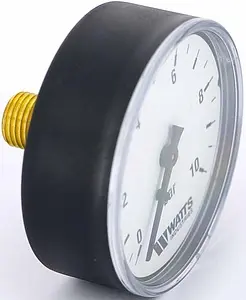 Манометр аксиальный Watts MAL 63мм 10 бар ¼" 10008096 Манометр аксиальный Watts MAL 63мм 10 бар ¼" 10008096, 2