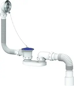 Слив-перелив для ванны Unicorn нержавеющая сталь S12 Слив-перелив для ванны Unicorn нержавеющая сталь S12, 1