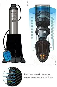 Насос колодезный центробежный 4" Джилекс Водомет 55/75 А дф 6575 Насос колодезный центробежный 4" Джилекс Водомет 55/75 А дф 6575, 5