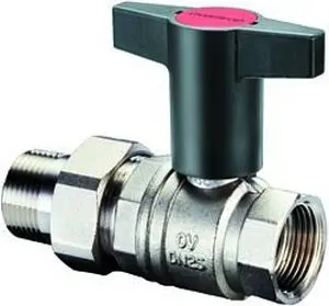 Кран шаровый с американкой 1"в x 1"н Oventrop Optibal 1075708 Кран шаровый с американкой 1"в x 1"н Oventrop Optibal 1075708, 1