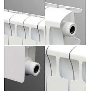 Радиатор биметаллический 6 секций Rifar Monolit 500 белый RM50006 Радиатор биметаллический 6 секций Rifar Monolit 500 белый RM50006, 5