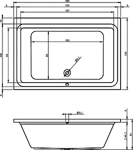 Ванна акриловая Riho CASTELLO 180x120 B064001005 Ванна акриловая Riho CASTELLO 180x120 B064001005, 3