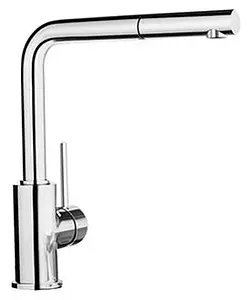 Смеситель для кухни с выдвижным изливом Blanco Mila-S хром 524214 Смеситель для кухни с выдвижным изливом Blanco Mila-S хром 524214, 1