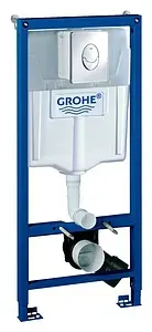 Инсталляция для подвесного унитаза Set 3 в 1 Grohe Rapid SL 38721001 с кнопкой хром глянцевый Инсталляция для подвесного унитаза Set 3 в 1 Grohe Rapid SL 38721001 с кнопкой хром глянцевый, 1