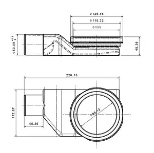 Лоток душевой Set 650мм h=52мм 0.8л/сек Pestan Betto Net Line 650 13702517 Лоток душевой Set 650мм h=52мм 0.8л/сек Pestan Betto Net Line 650 13702517, 5