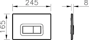 Комплект 5 в 1 VitrA S20 Rim-Ex 9004B003-7202 с кнопкой Loop 740-0580 хром глянцевый Комплект 5 в 1 VitrA S20 Rim-Ex 9004B003-7202 с кнопкой Loop 740-0580 хром глянцевый, 4