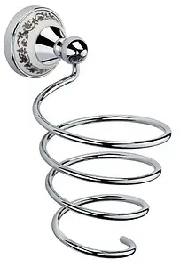 Держатель для фена Fixsen Bogema хром/белый FX-78519 Держатель для фена Fixsen Bogema хром/белый FX-78519, 1