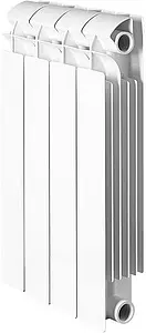 Радиатор биметаллический 4 секции Global Style Plus 500 белый STP05001004 Радиатор биметаллический 4 секции Global Style Plus 500 белый STP05001004, 1