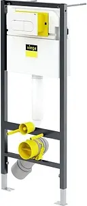 Инсталляция для подвесного унитаза Set 3 в 1 Viega Prevista Dry 8524.11 792831 с кнопкой белый глянцевый Инсталляция для подвесного унитаза Set 3 в 1 Viega Prevista Dry 8524.11 792831 с кнопкой белый глянцевый, 1