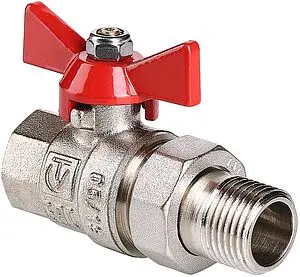 Кран шаровый с американкой ¾"в x ¾"н Valtec Base VT.227.N.05 Кран шаровый с американкой ¾"в x ¾"н Valtec Base VT.227.N.05, 1