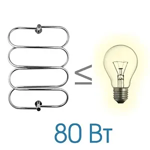 Полотенцесушитель электрический лесенка Energy Aura 800х600 полированная сталь Полотенцесушитель электрический лесенка Energy Aura 800х600 полированная сталь, 4