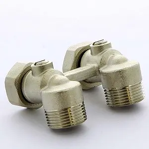 Узел нижнего подключения радиатора угловой ¾"ек x ¾"ек Tiemme 3390002 Узел нижнего подключения радиатора угловой ¾"ек x ¾"ек Tiemme 3390002, 5