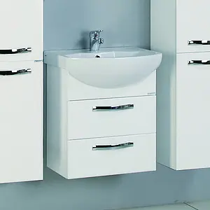 Тумба-умывальник подвесная Aquaton Ария 50 M белый 1A1400K0AA010 Тумба-умывальник подвесная Aquaton Ария 50 M белый 1A1400K0AA010, 5