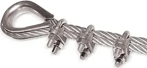 Зажим для троса из нержавеющей стали 3мм ACR SS304 Зажим для троса из нержавеющей стали 3мм ACR SS304, 2