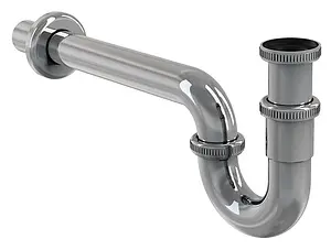 Сифон трубный для раковины AlcaPlast хром A432 Сифон трубный для раковины AlcaPlast хром A432, 1