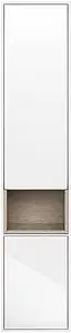 Шкаф-пенал подвесной Kerama Marazzi Plaza Modern белый/дуб орегон PLB.M.170\WHT Шкаф-пенал подвесной Kerama Marazzi Plaza Modern белый/дуб орегон PLB.M.170\WHT, 1